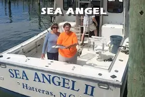 Sea Angel Hatteras charter fishing boat.